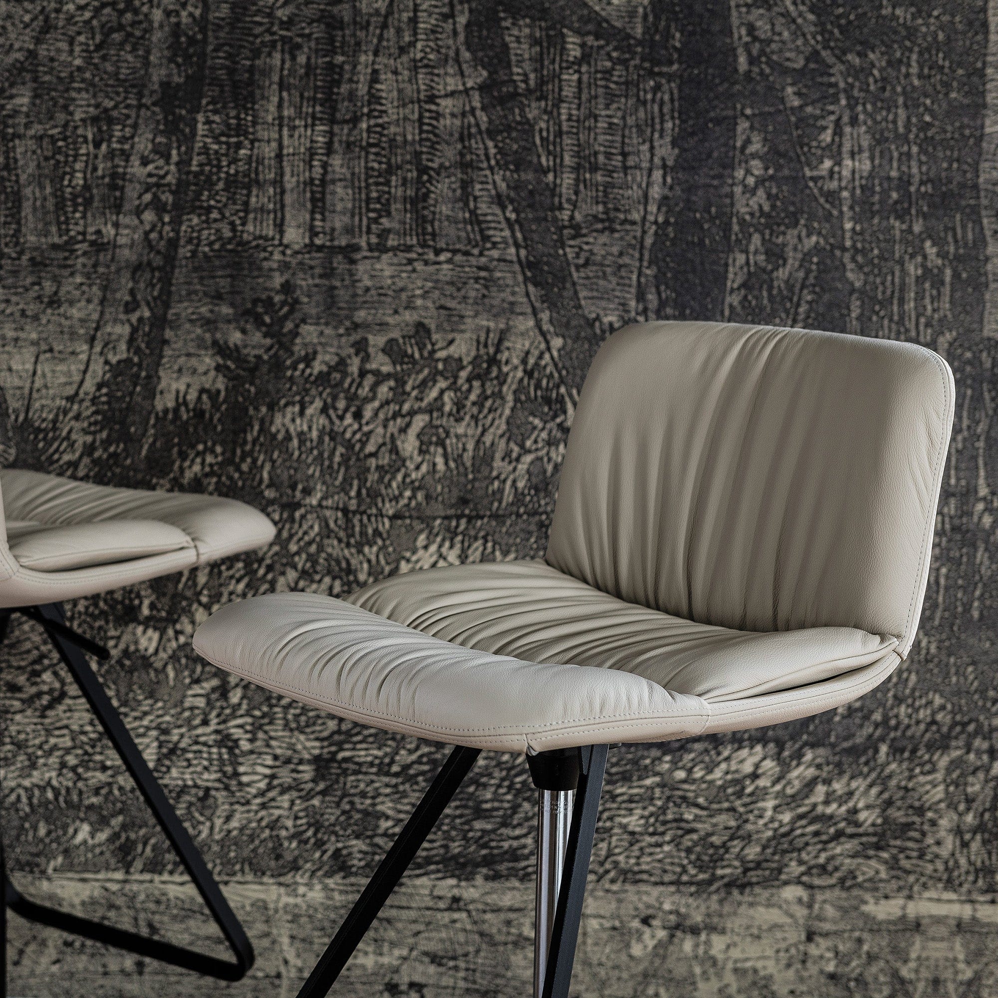 Cattelan Italia Axel X - Swivel Bar Stool, Synthetic Leather - Image 3