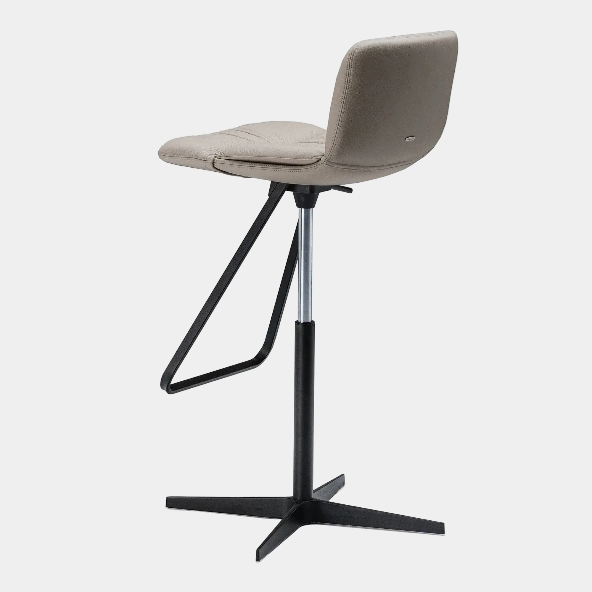 Cattelan Italia Axel X - Swivel Bar Stool, Synthetic Leather - Image 4