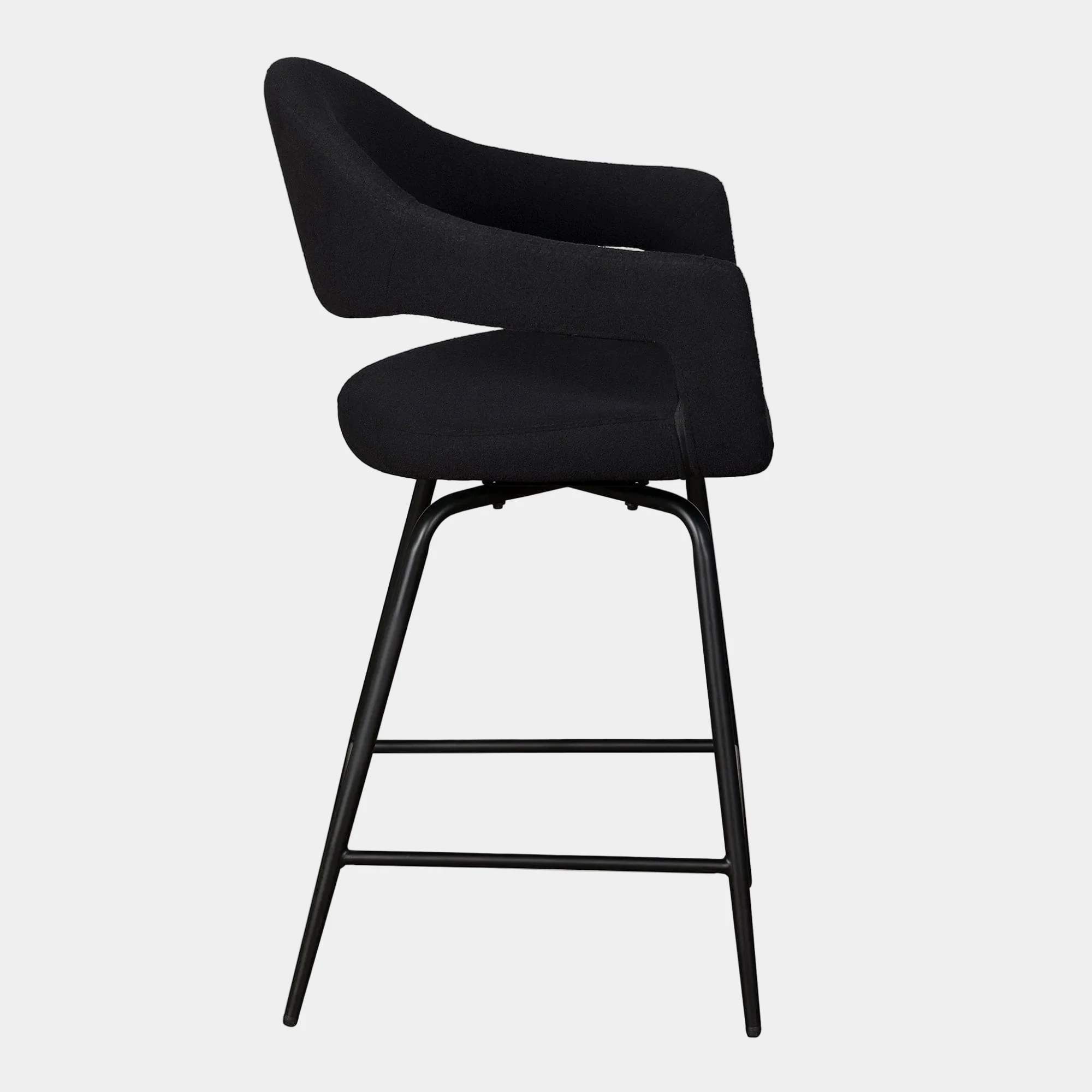 Copenhagen - Swivel Bar Stool, Fabric - Image 3