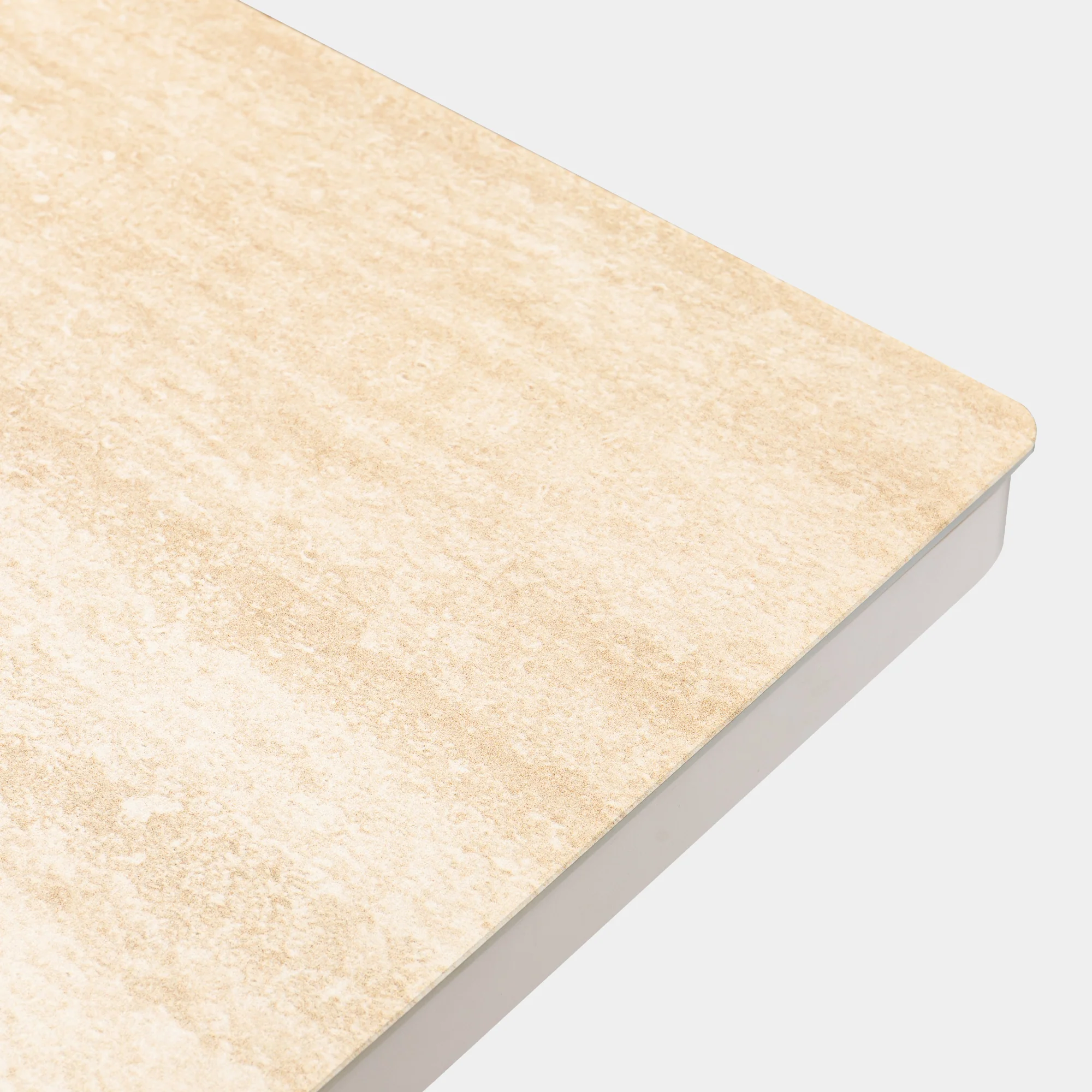 Coral Gables - Corner Garden Dining Set With Rising Table, Natural Aluminium - Image 6