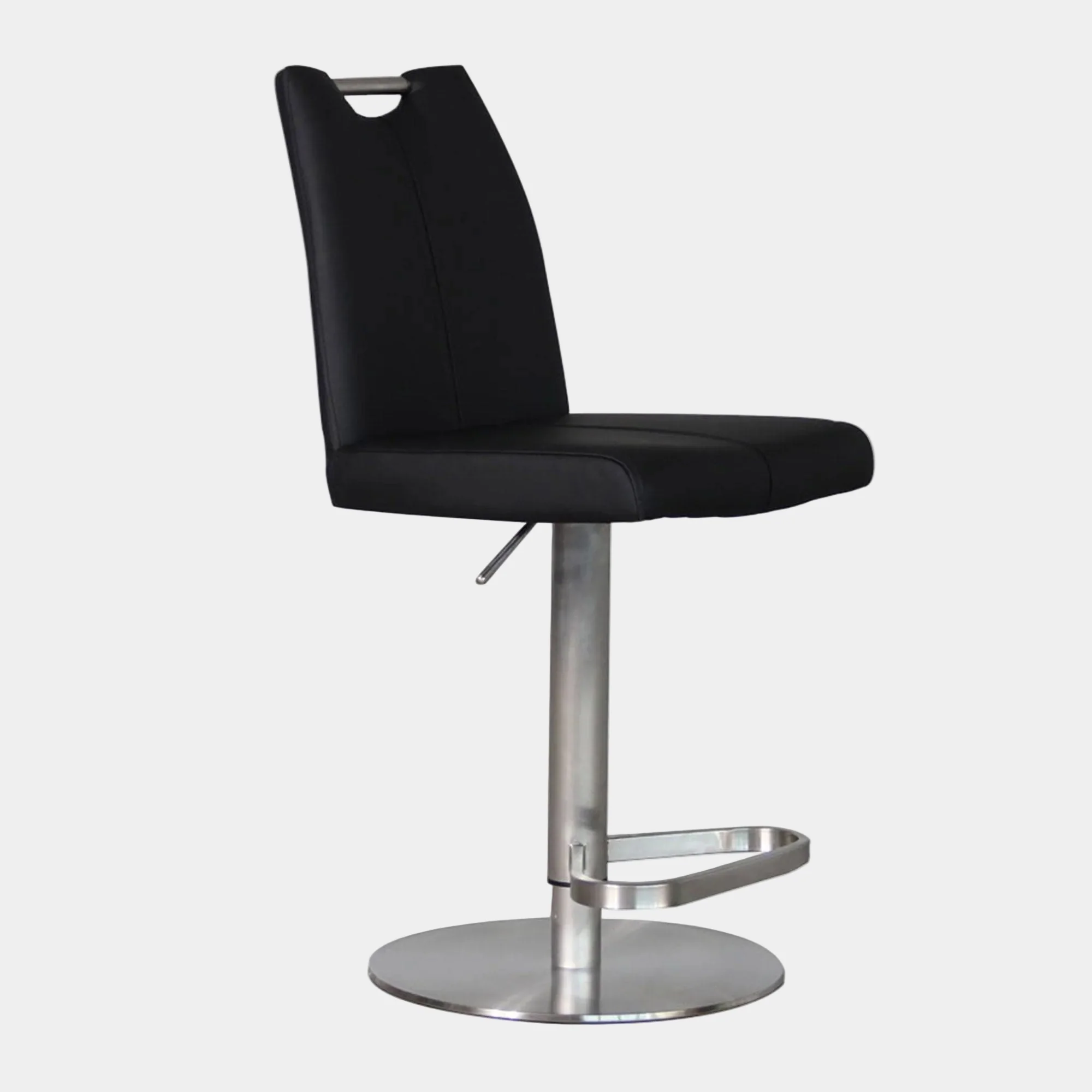 Ede - Swivel Bar Stool, PU Leather - Image 3