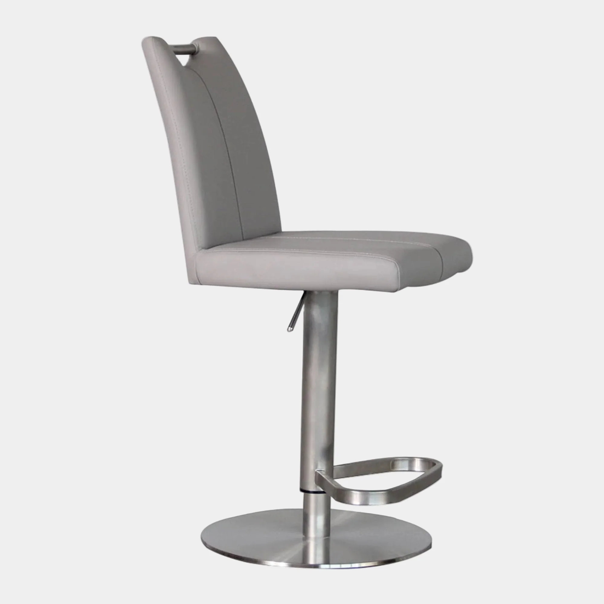 Ede - Swivel Bar Stool, PU Leather - Image 5
