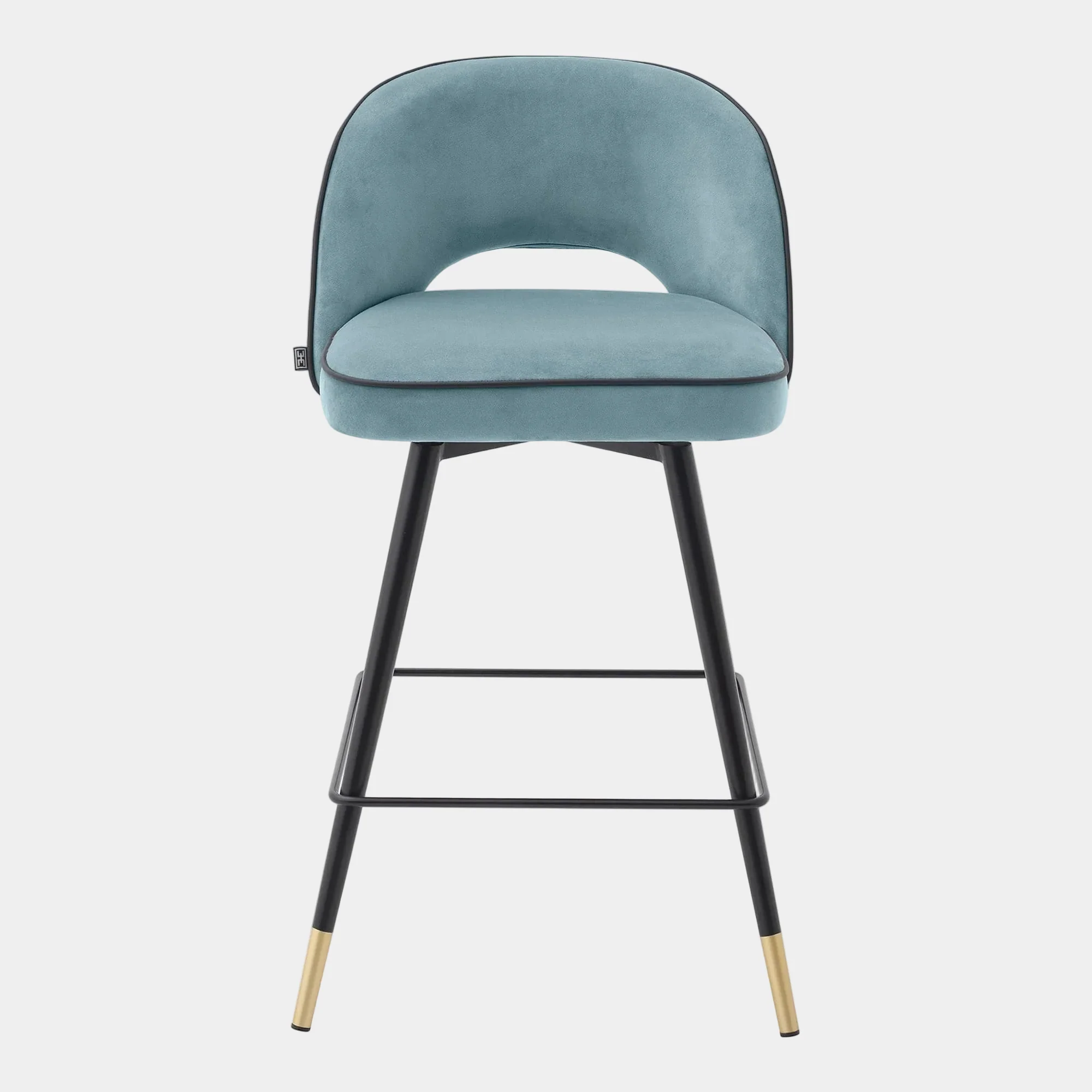 Eichholtz Cliff - Swivel Bar Stools Set Of 2, Fabric - Image 11