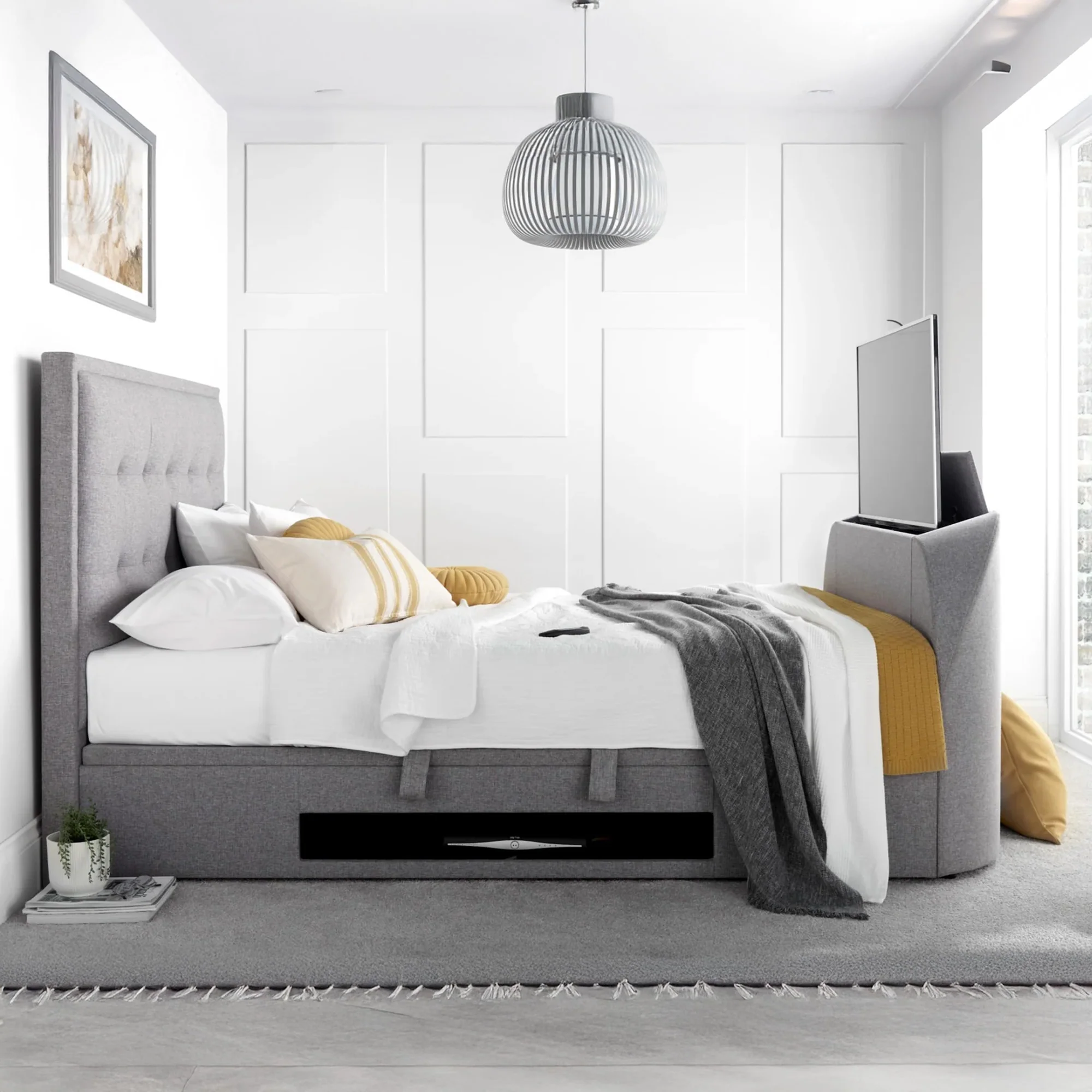 Heidi - TV Bed, Ottoman Bed Frame - Image 5