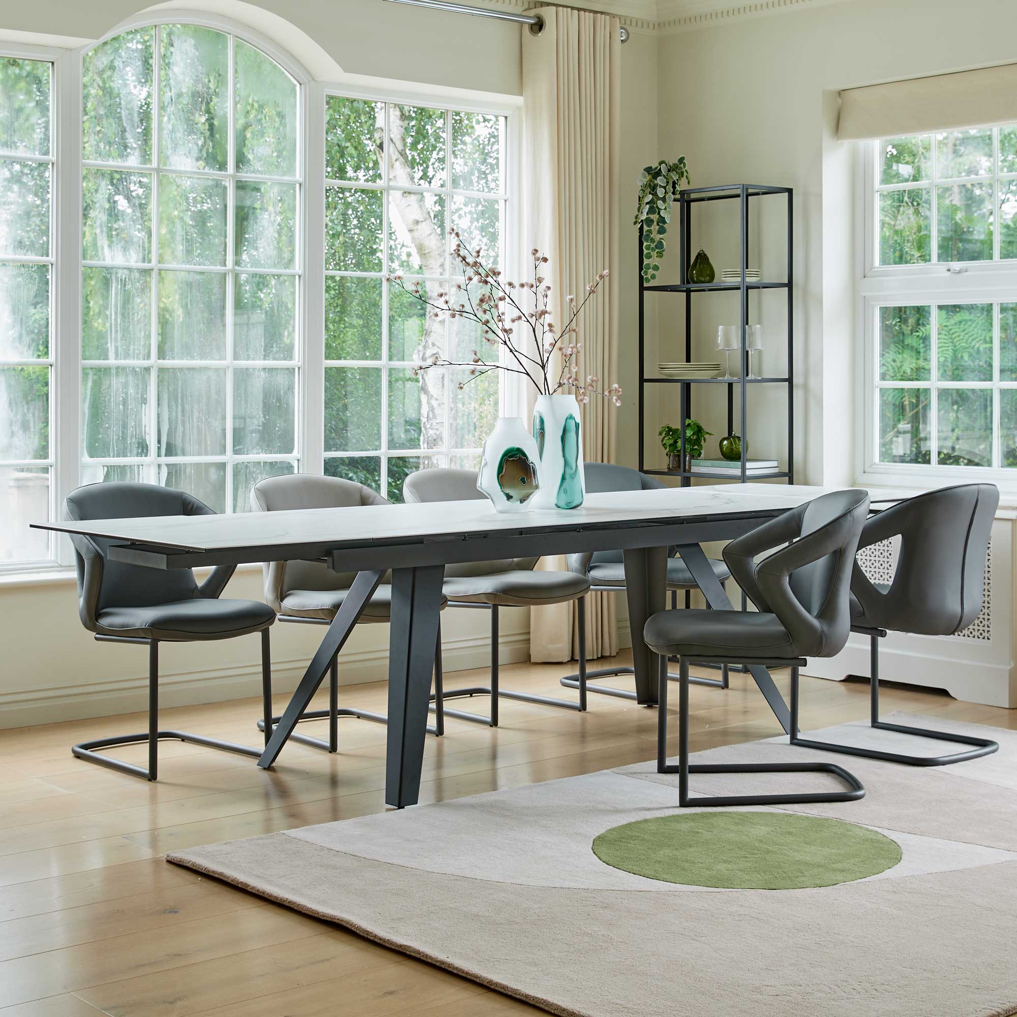 Lucio - Ceramic Extending Dining Table - Image 3