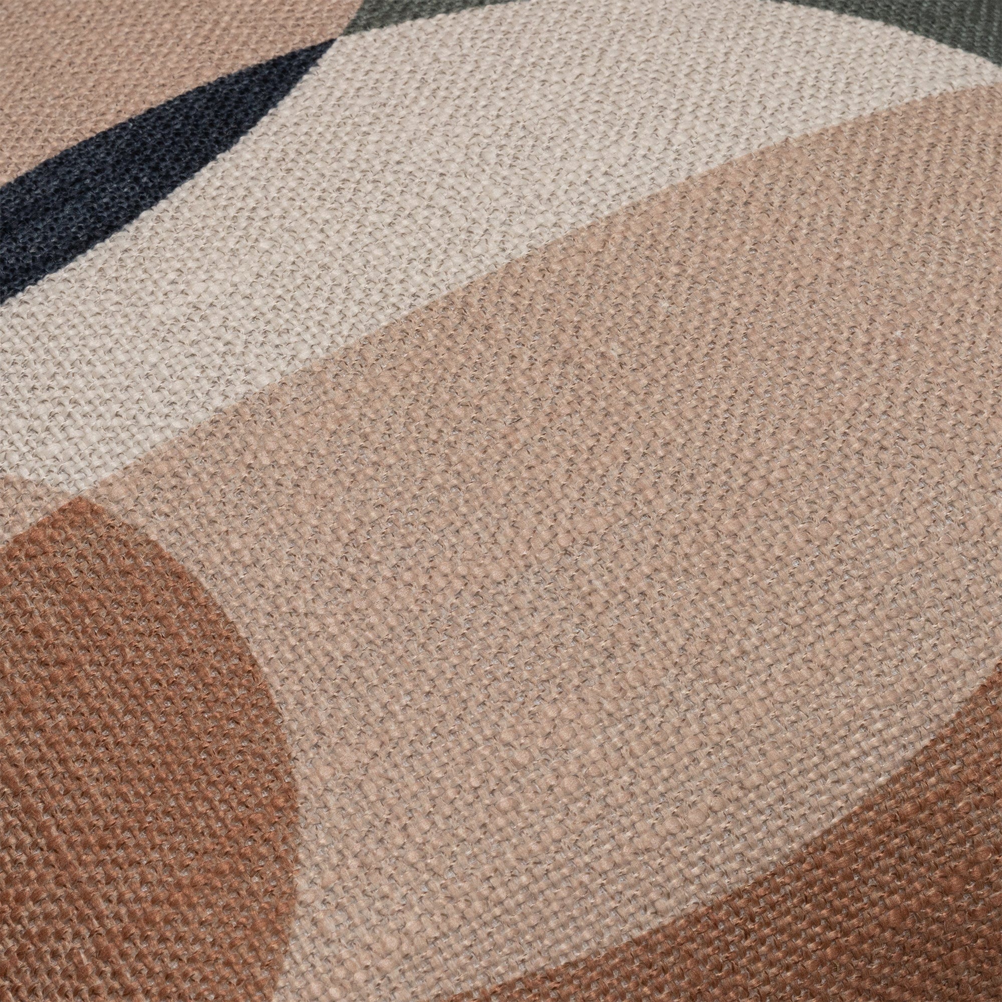 Mid Century Geo - Green Cushion 45x45cm - Image 3