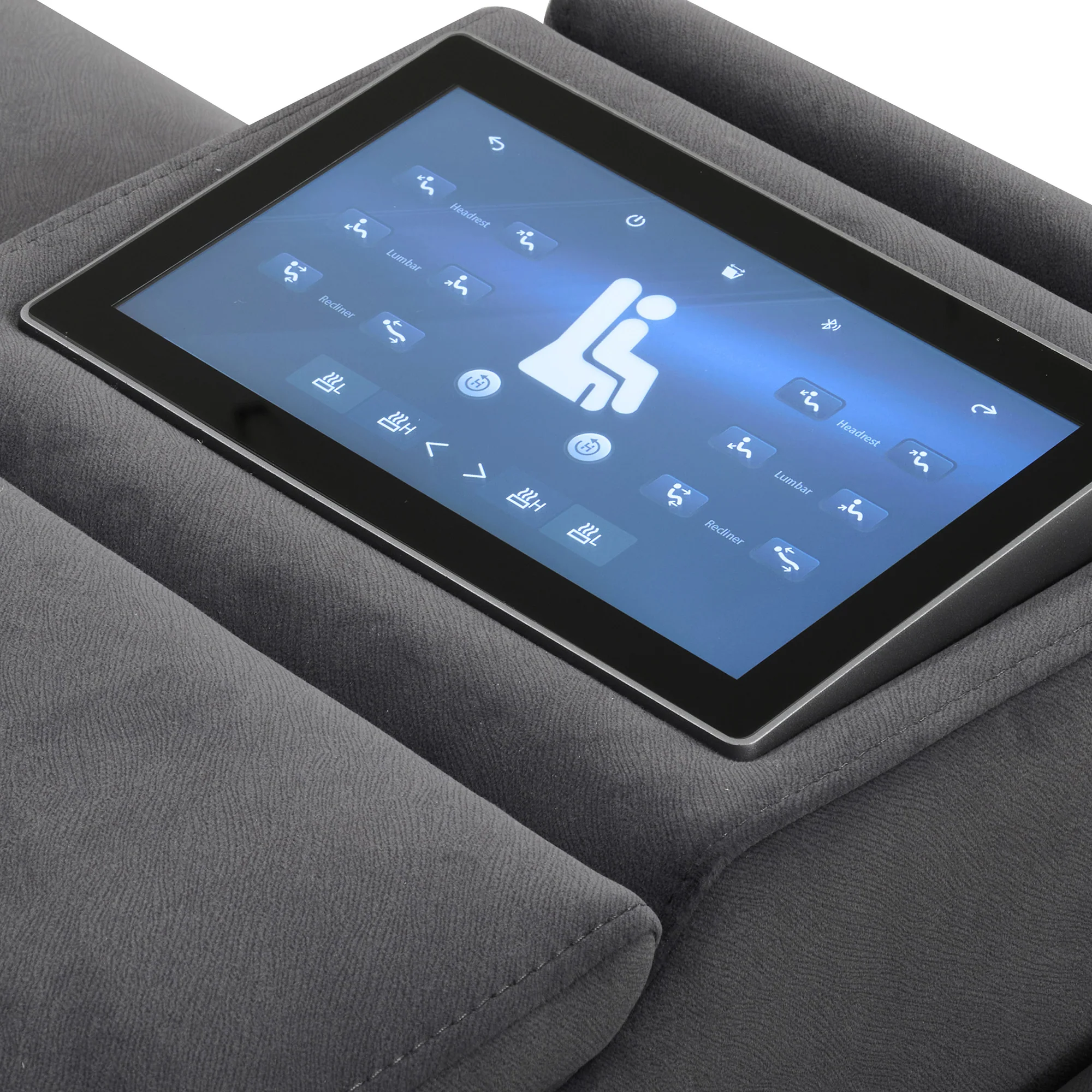 Nickelodeon - 2.5 Power Recliner Sofa With Touch Screen Control, Fabric - Image 5